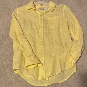Janie and Jack Yellow Button Down Shirt